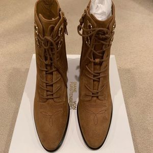 dvf dakota lace up boots